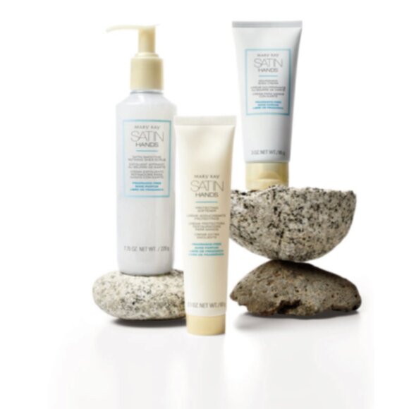 Hand Lotion Hand Scrub Hand Softener Fragrance Free Satin Hands Mary Kay - Picture 1 of 2